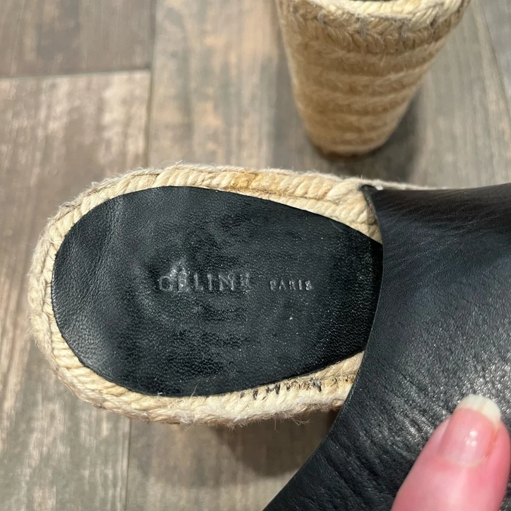 Celine espadrille wedges